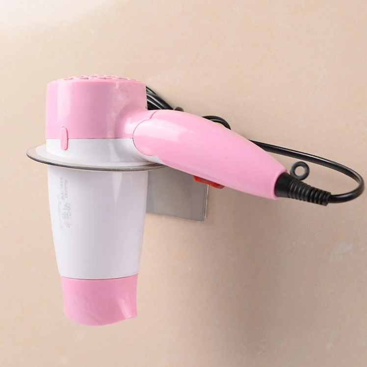 Stainless steel  Waterproof Powerful Self Adhesive wall mounted ringlike hair dryer drier stand