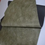 Suede leather waterproof for gloves vinyl fabric faux nubuk double face