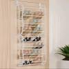 Sufficient Stock Low Moq 36 Pair Over Door Hanging Shoe Rack 12 Tier Shelf Organiser Storage Stand