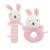 Import sunnozy Eco Friendly   Play Plush Soft Toys  Cute Stuffed  Baby Bell Toy  For Baby  Hand Bell Cute rabbit Rattle from China