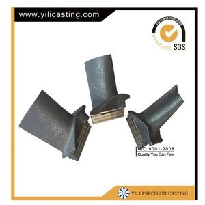 Super alloy vacuum casting for small gas turbine generator 10kw-50kw compressor blade