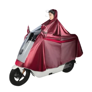 Super clear visibility high motorcycle raincoat bicycle poncho