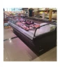 Supermarket refrigeration Open Type Fresh Meat Display Counter Chiller For Meat Shop Showcase