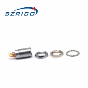SZRICO 0B 6-core double nut board connection non-sheathed plug socket circular connector
