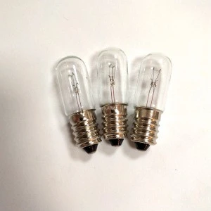 T16x54mm E14 miniature tubular incandescent bulb 60V10W instrument and equipment indicator bulb
