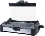 Table grill griddle with removable detachable plate