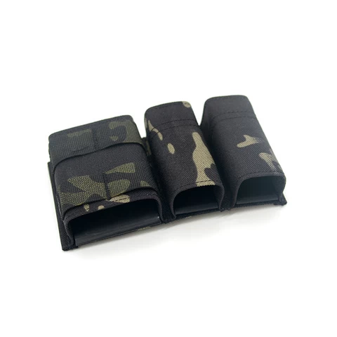 Tactical Assault Gear Molle 3-Mag Pistol Magazine Bag Pouch Edc Tool Kit Knife Set For Military Law Rifle Magazine Pouch