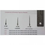 Tag Gun Long Neck Needles  C141 Mark I Steel Compatible with Standard Tagging Guns