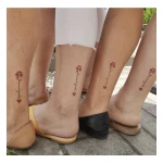 Tatto Tatuaje Custom Designs 7-15 days Temporary Removal Tattoos Sticker Tip Fruit Juice Henna Tatto Transfer Paper  Face Skin