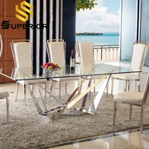 tempered glass dining table set 2020 dining room furniture