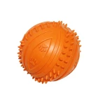 Thinkerpet Orange Green Available Spiny Ball with dog footprint and bone Natural Rubber Pet Dog Toy Ball Rubber Chew Dog Toy