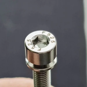 titanium hex socket head  bolt M6 with logo