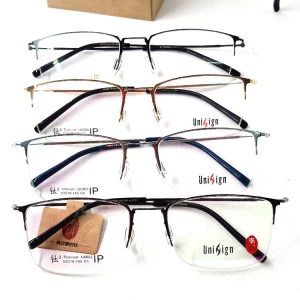Titanium Vintage Eyewear Fashion Eyeglasses Men Glasses Frame Optical For Girls