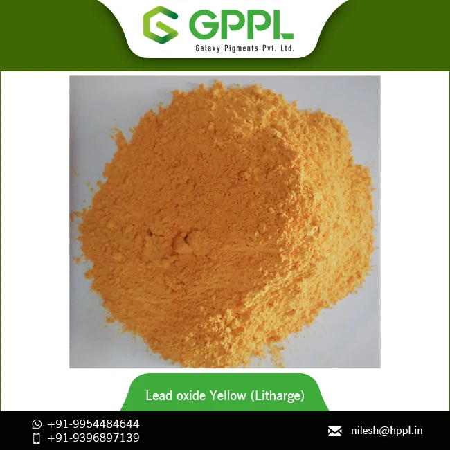 Top Branded and Finest Yellow Litharge Lead Oxide Powder at Best Price