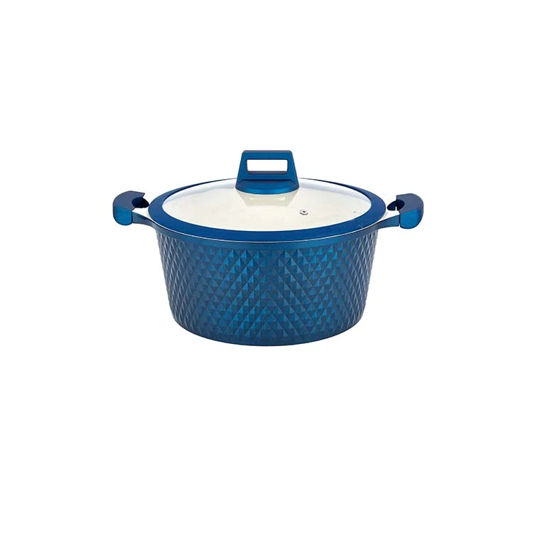 Top Quality 30CM die casting aluminum Pot Induction Cooker Gas Stove Compatible Pot Kitchen Cookware Soup Cooking Pot