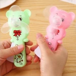 Top Quality Fashion Hand Fan Summer Adorable Mini Plastic Bear Portable Fan For Travel