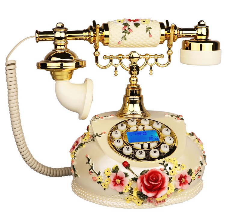 Top Quality Home Decorated Romantic Retro Telephone Antique Vintage Phone