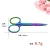 Import Top Sell Excellent Quality makeup scissor eyebrow scissor from China