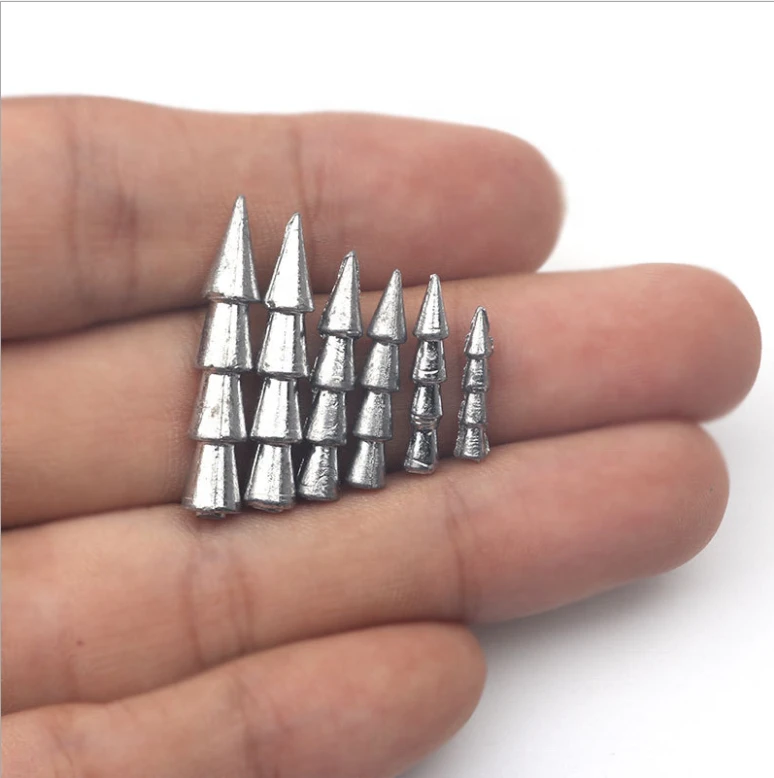 TOPIND Wacky Tungsten Fishing Weights Worm Insert Fishing Pagoda Nail Sinker for Lure Use