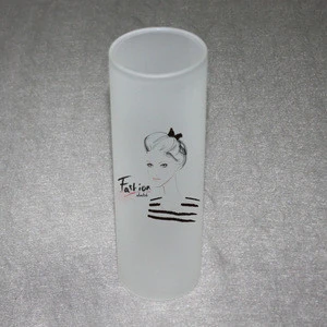 Topjlh White Sublimation glass Vase