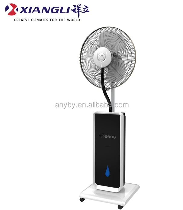 touch panel air cooling fan water spray mist stand fan