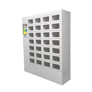 Touch screen QR pin code pickup/put food delivery smart electronic locker for Smart restaurant