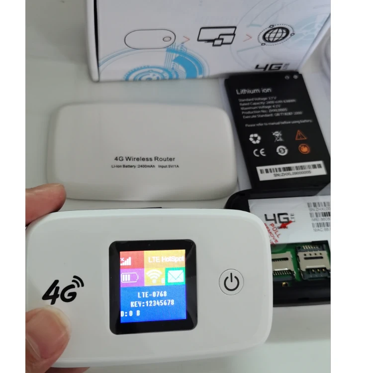 TQWISE Best Quality Mini Portable 4G LTE Wifi Wireless Router With Sim Card Slot