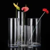 transparent cylinder shape wedding glass vases wholesale Home Decor