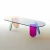 Import Transparent Furniture Acrylic Side Table Coffee Table Iridescent Color Coffee Table from China