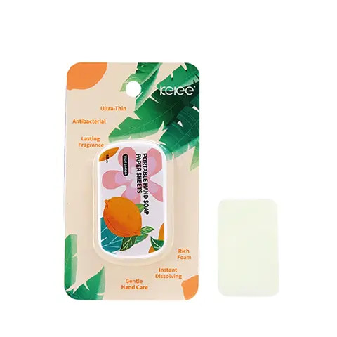 Travel Washing Hand Paper Soap Sheets Disposable Mini Paper Soap Sheets