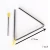 Import Triangle Steel Musical Instrument Accessories Musical_Toys_for_Kids Music Triangle with Striker for Kids Children Musical Toys from China