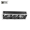 Triple 3x15w cob chip led grille light 45W square COB spotlight CE ROHS SASO PVOC approved