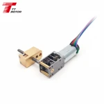 TWG1220-N30VA or 3.7v 6v 12v reduction gear box reducer 50 rpm micro metal worm gear motor