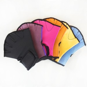 twin fin swimming flippers snorkeling fins gym sports gloves