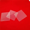 ultrathin square shape chamfering optical fused quartz glass plate sheet