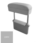 Universal Multi-function ABS+Leather Car Armrest Console Storage boxes Car Accessories Interior Decorative