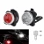 Import USB Rechargeable Outdoor Camping LED Biker Lights Set Headlight Taillight Caution Front Back Bicycle Lights from China