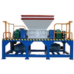 Used Waste Clothes Recycling Fiber Textile Shredder Machine Waste Iron Double Shaft Tyre Shredder