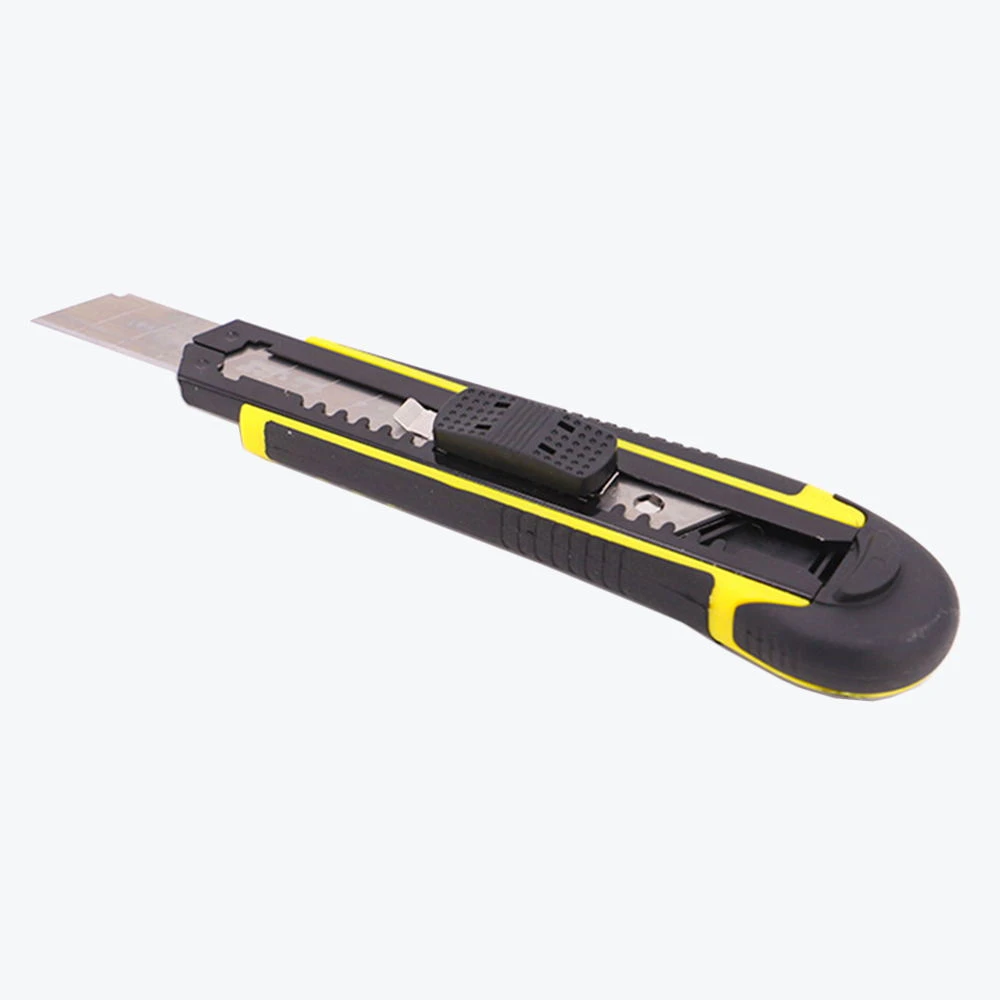 Utility Knife Retractable Box Safe Cutter with Snap Off Blades,  Compact, Extended Use for Heavy Duty Office, Home, Arts