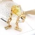 Import V&amp;R schmuck Gold jewelry Plated Open Chain Link Tassel Fringe Drop Dangle Earrings from China