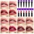 Import VIBELY 16color Lip Liner Semi-Matte Double-Headed Lipstick Lipliner Fashion Have a Sense Of Texture Lippenstift from China