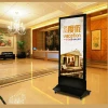 walking billboard free standing magnetic illuminuate electronic led advertising board