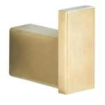 Wall-hung gold bathroom accessories set black toilet paper holder stainless steel coat Hook