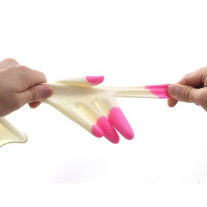 wash dishes Latex household kitchen gloves waterproof latex gloves