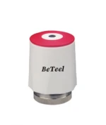 Water floor heating thermostat of wax thermal actuator for radiant floor manifold