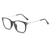 Wd04 Hot Sale High Quality Trendy Metal And Tr90 Frame Transparent Optical Frame Anti Blue Ray Lenses Eyeglasses