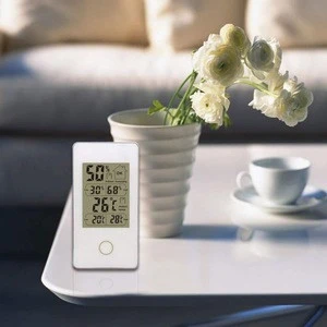 White Indoor Wall/table model Thermometer and Humidity