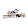 White jewelry gift box necklace custom luxury jewelry gift box