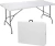 Import white portable outdoor party plastic table furniture dining table set folding table for events from China