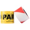 White Red Colored Print Safety Danger Caution Signal Plastic Barrier Warning Tape